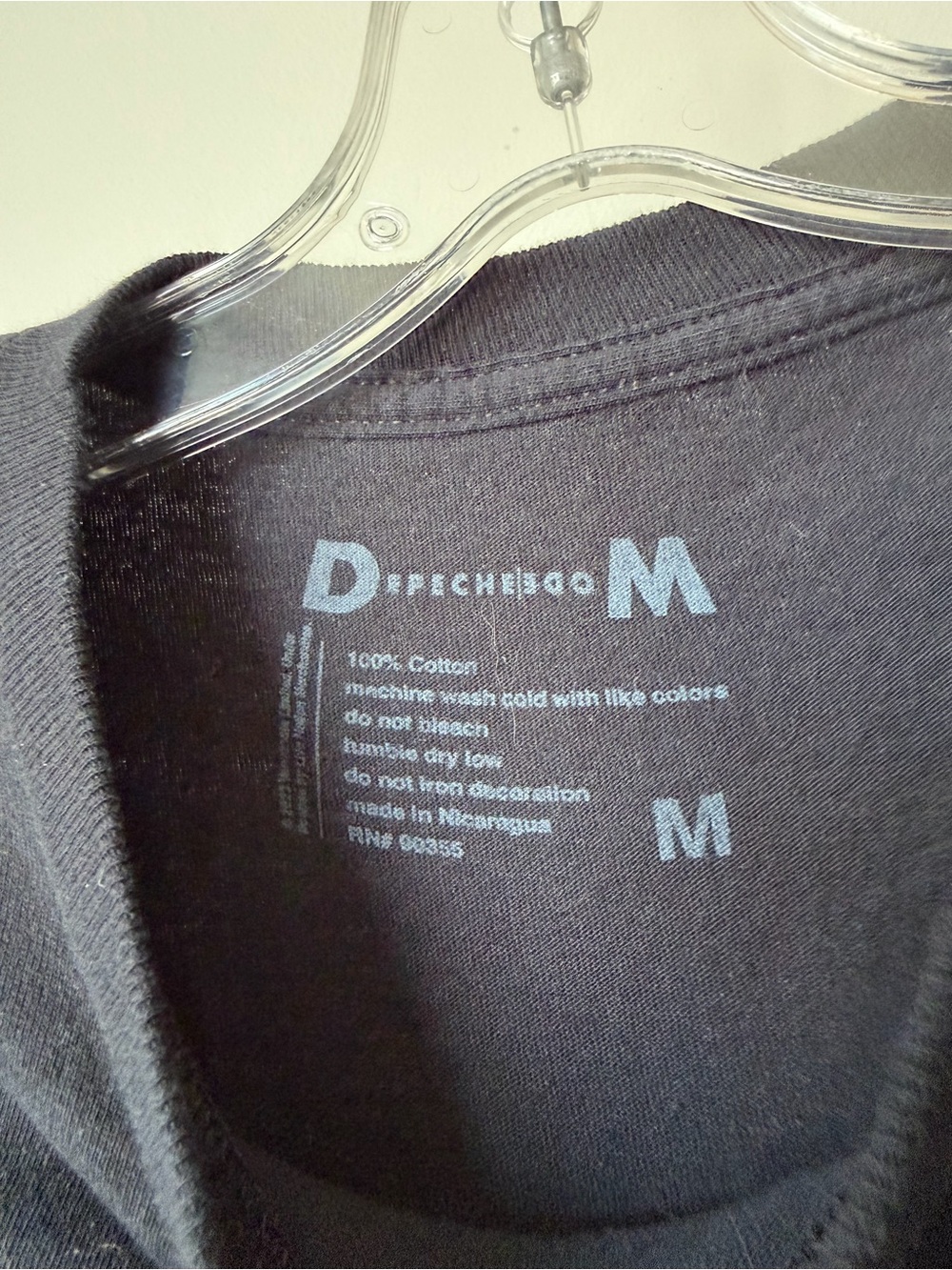 Depeche Mode World Tour 2023 Long Sleeve Band Tee Medium Angel Wings Graphic - Picture 6 of 8
